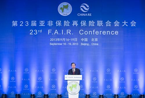 9月17日,第23届亚非保险再保险联合会大会在北京开幕,中国江南平台入口
副总理马凯出席并致辞。 新华社记者 王晔 摄